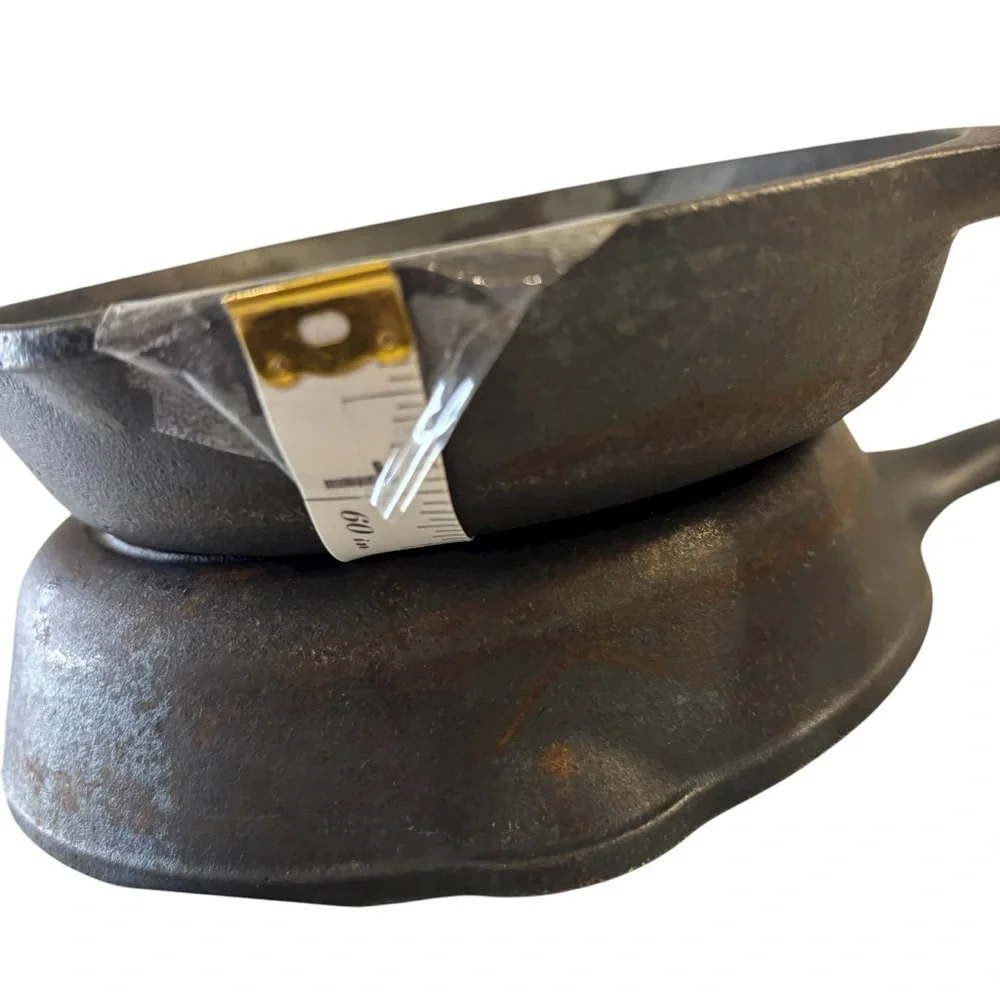 Lodge Vintage Cast Iron Skillet Bundle 2 Piece Set 6.5” Made In USA